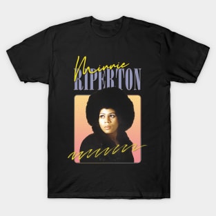 Minnie Riperton - Retro Style Fan Art Design T-Shirt
